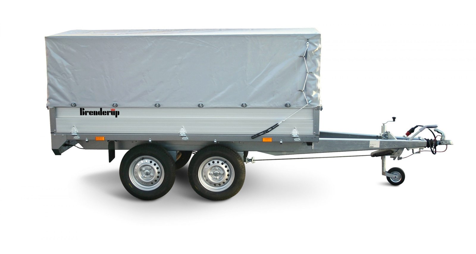 BRENDERUP Anhänger mit Gitteraufsatz 2,59 m x 1,43 m / 750 kg: Plattform