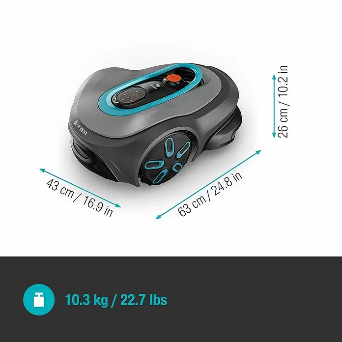 Gardena Mähroboter smart SILENO max 1.500m², Induktionsgestützte Navigation-Neu