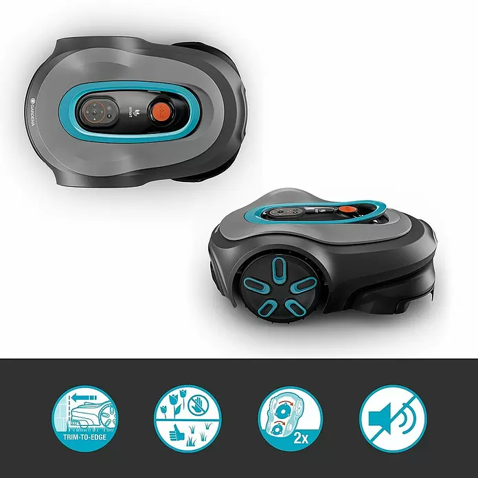 Gardena Mähroboter smart SILENO max 1.500m², Induktionsgestützte Navigation-Neu