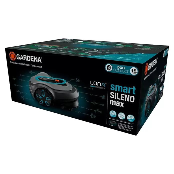Gardena Mähroboter smart SILENO max 1.500m², Induktionsgestützte Navigation-Neu