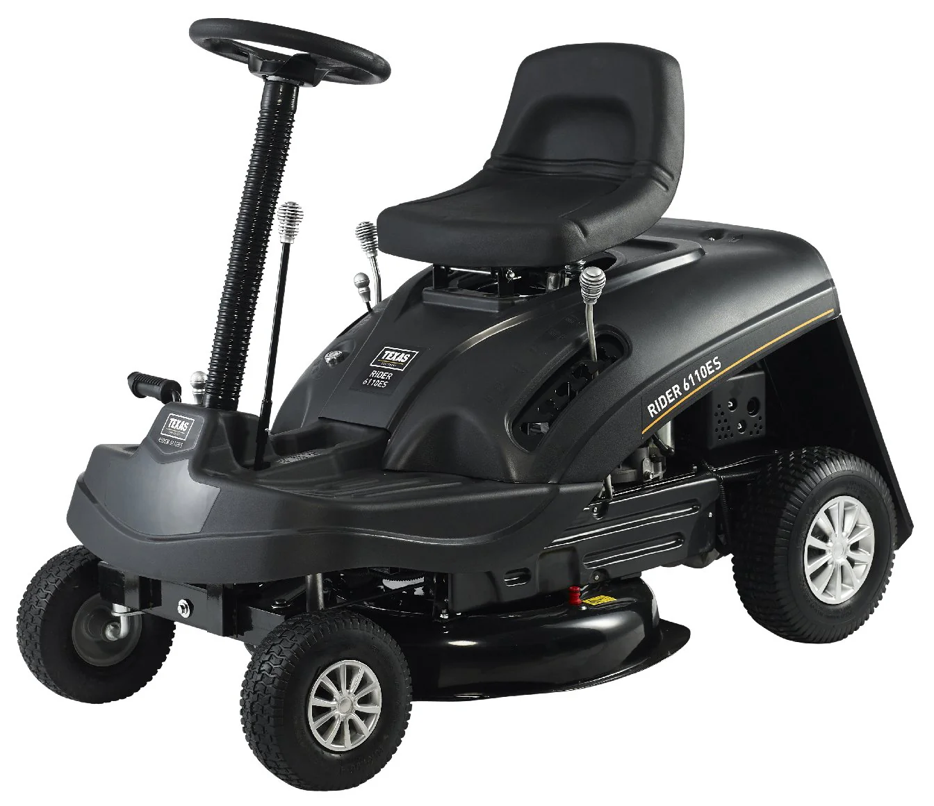 Texas Aufsitzmäher Rider 6110ES Black Series – Modell 2025-Neu