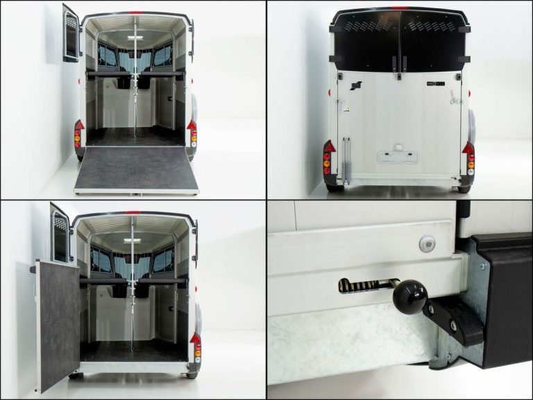 Ifor Williams Pferdeanhänger HBX 511|neues Modell|silber-Neu