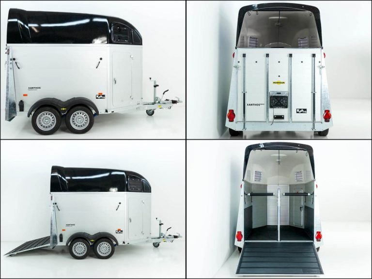 Humbaur Pferdeanhänger XANTHOS 2400|schwarz|Sattelkammer-Neu