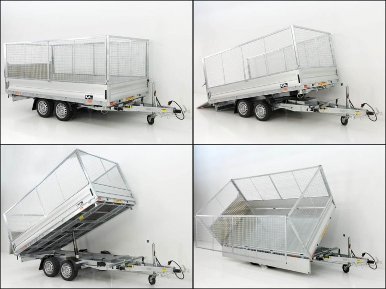 Vezeko Multidreiseitenkipper VMDK35.4|210x400cm 3,5t|Ladefläche kippbar|Gitter-Neu