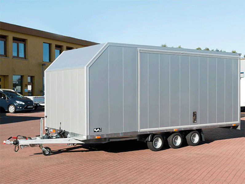 Vezeko Autotrailer Cargo Race Master H210cm 3,5t|E-Winde|silber-Neu