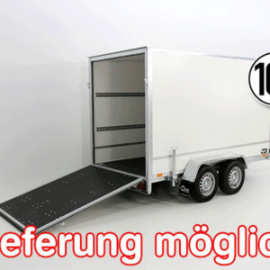 Kofferanhänger BK 146x304cm Höhe:180cm 2,7t|Rampe-Neu
