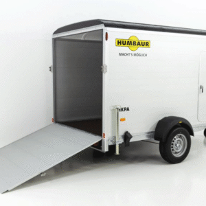 Humbaur Kofferanhänger HKPA 1,5t|Alu|Polybug|Seitentür|12 Zoll-Neu