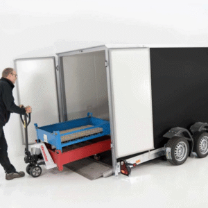 Vezeko Koffer-Absenkanhänger Höhe:210cm 2,7t|schwarz-Neu