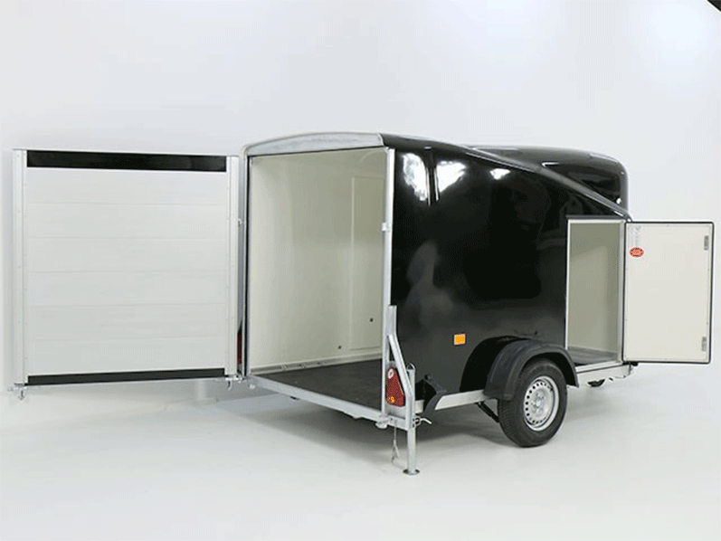 Debon Kofferanhänger DK Vollpoly H:160cm|neues Modell|schwarz-Neu