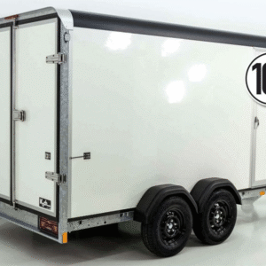 Henra Kofferanhänger Boxvan black 183x365cm H:190 2,7t|Türe-Neu