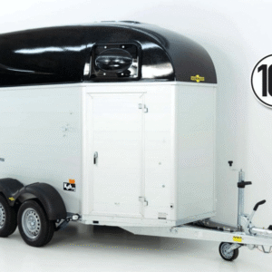 Humbaur Pferdeanhänger Equitos 2000| schwarz|Aluboden-Neu