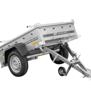 Einachsanhänger 750 kg 150×106 Garden Trailer 150 KIPP mit Alu-Deckel-Neu