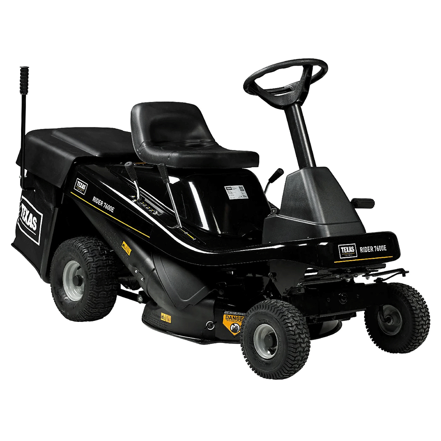 Texas Aufsitzmäher Rider 7600E 3in1 inkl. Mulchkit – Modell 2025-Neu