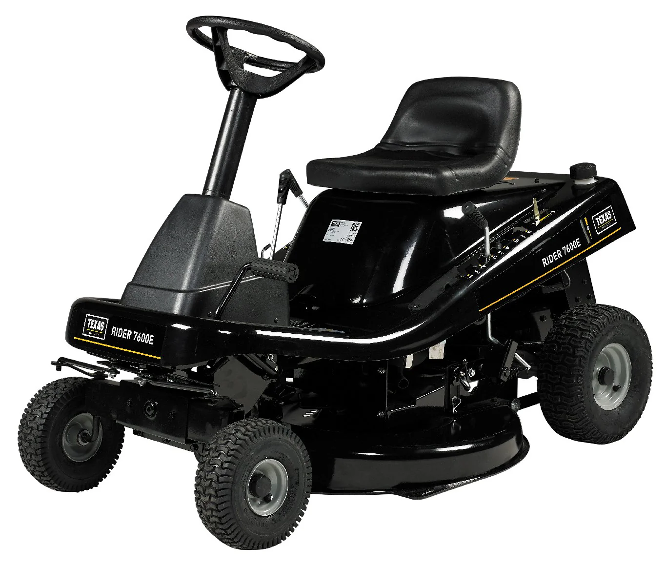 Texas Aufsitzmäher Rider 7600E 2in1 inkl. Mulchkit – Modell 2025-Neu