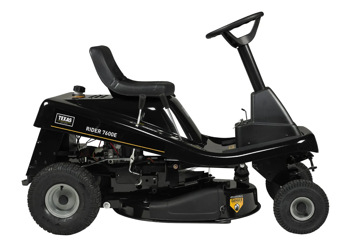 Texas Aufsitzmäher Rider 7600E 2in1 inkl. Mulchkit – Modell 2025-Neu