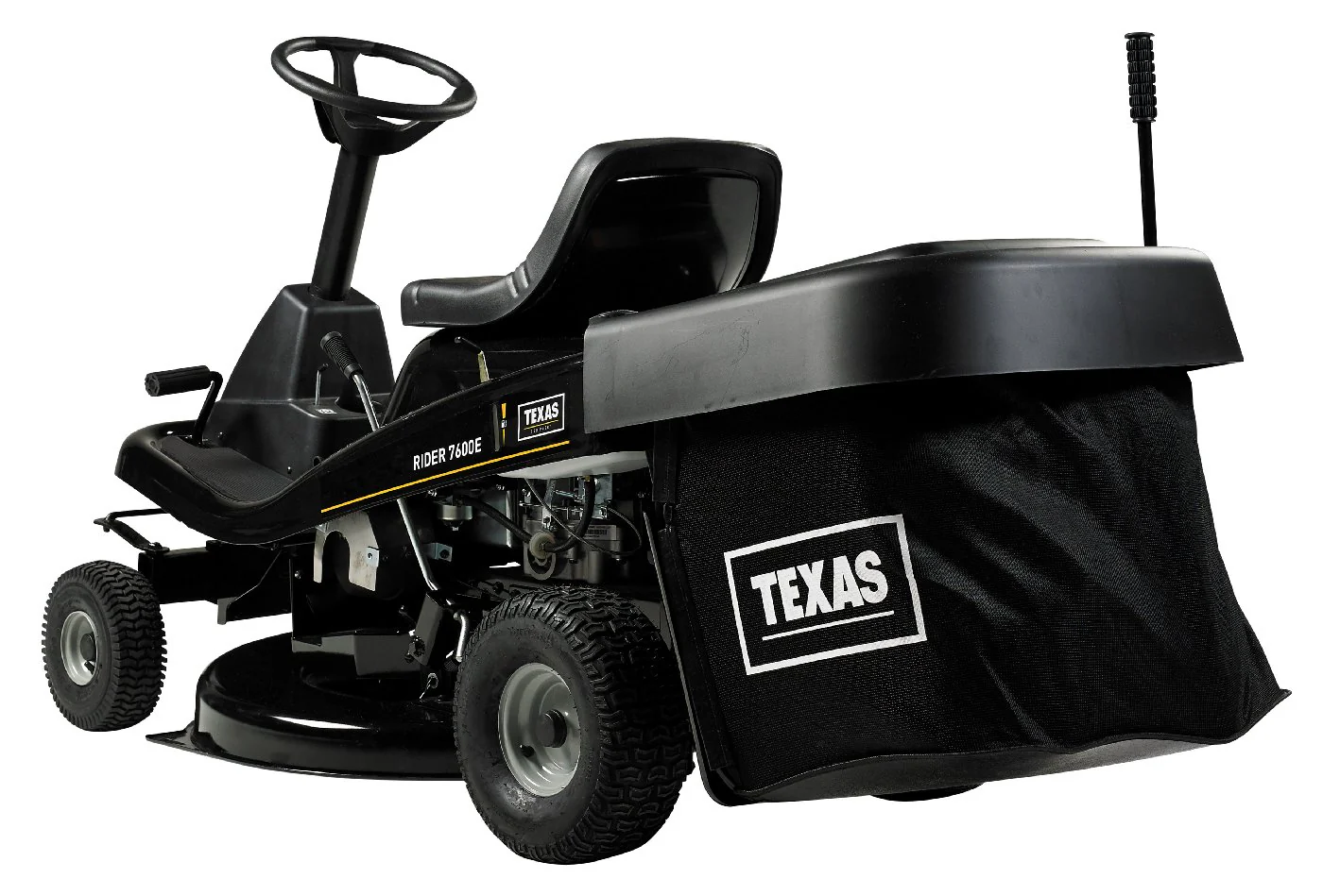Texas Aufsitzmäher Rider 7600E 3in1 inkl. Mulchkit – Modell 2025-Neu