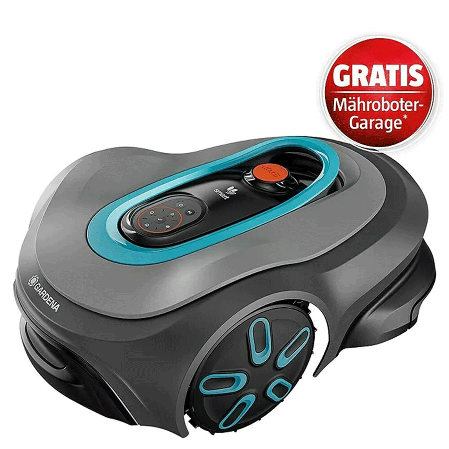 Gardena Mähroboter smart SILENO max 1.500m², Induktionsgestützte Navigation-Neu