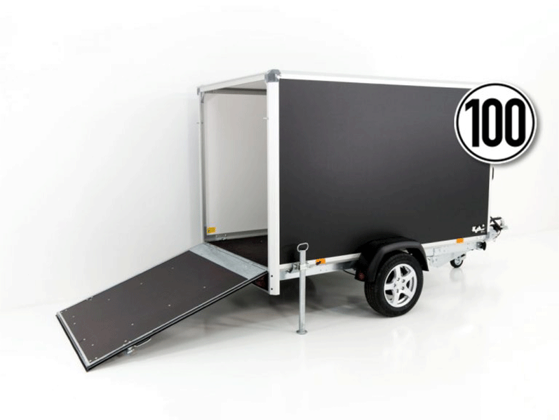 Variant Kofferanhänger Black Edition H:157 1,3t|Klappe-Neu